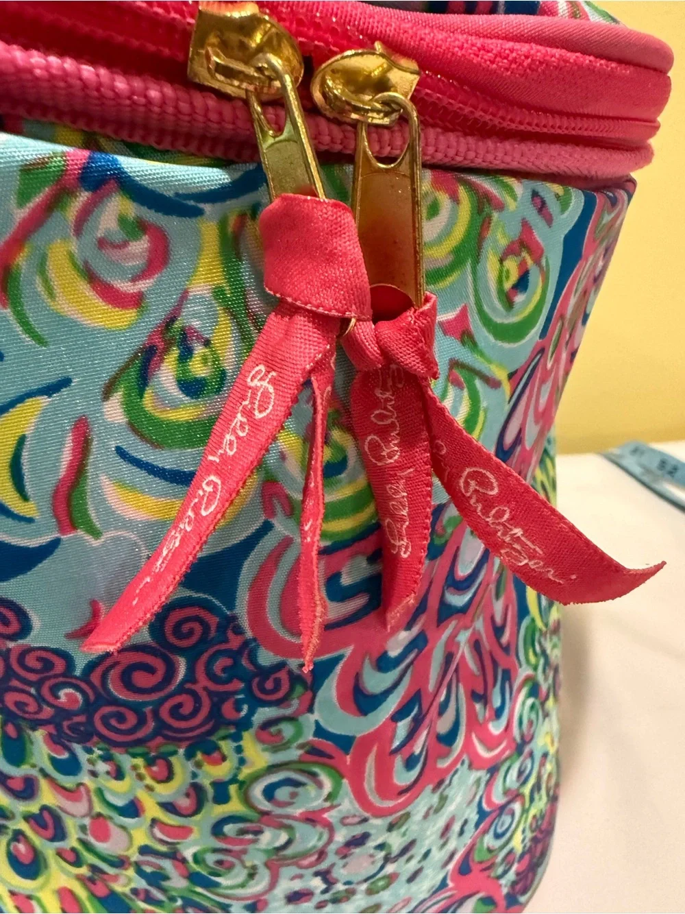 Lilly Pulitzer insulated party cooler in Lilly’s Lagoon print